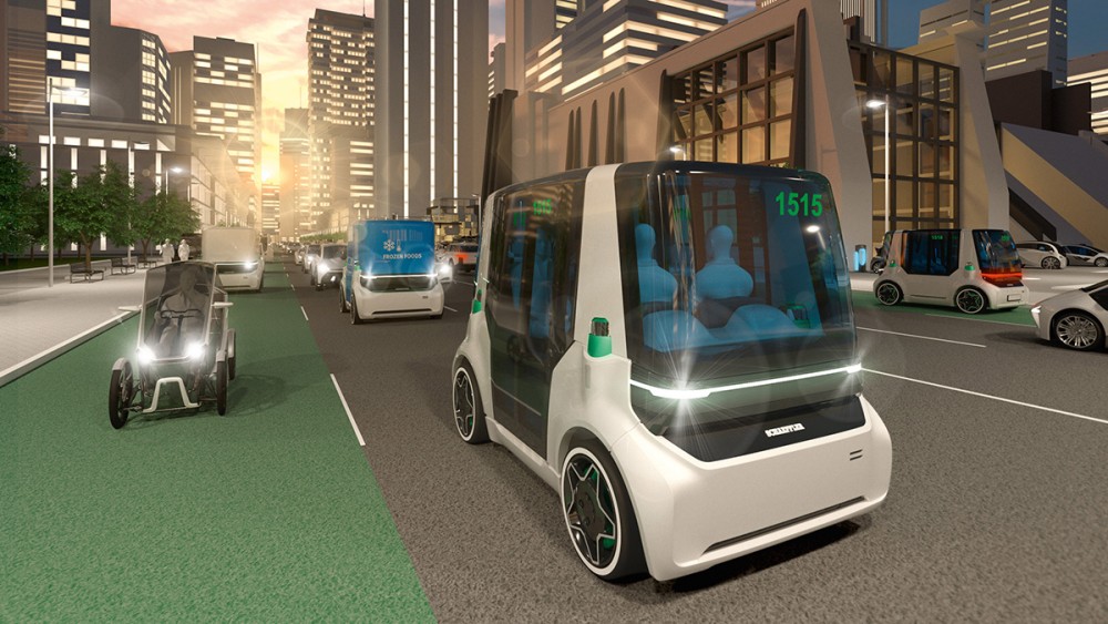 舍弗勒大中華區技術研討會舍弗勒展示未來城市車輛概念